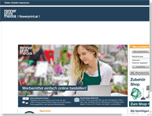Tablet Screenshot of flowerprint.at